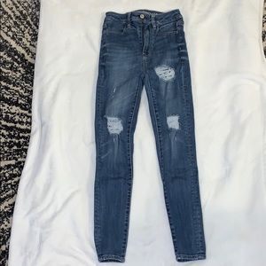 American eagle super high rise jeggings